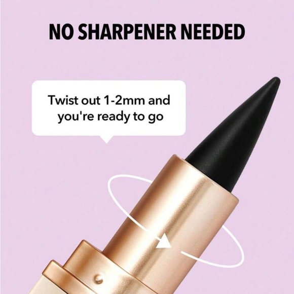 SHEGLAM EZ Glide Matte Eyeliner Pencil Highly Pigmented Black Smoky Eyes - Picture 4 of 5